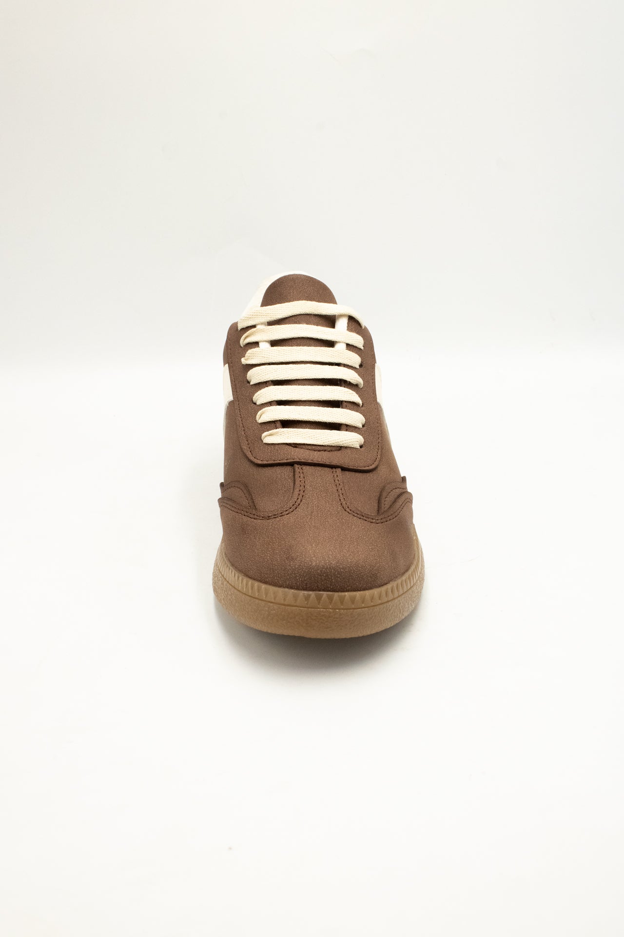MIKA Tenis con suela de goma cafe-beige