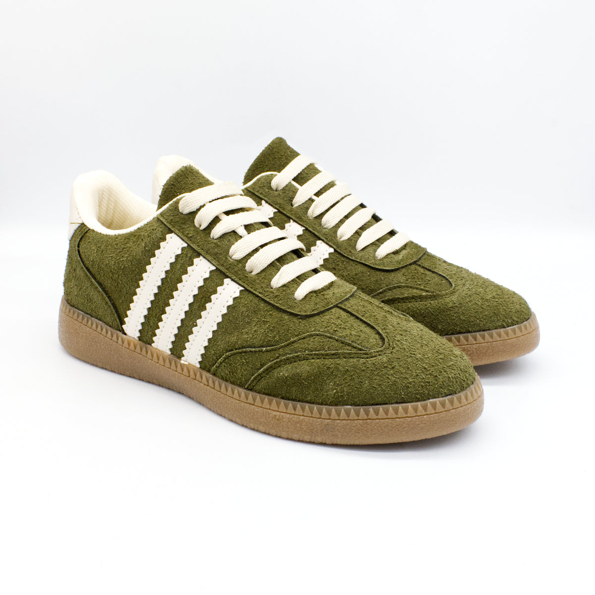 ADRIANA Tenis con suela de goma verde