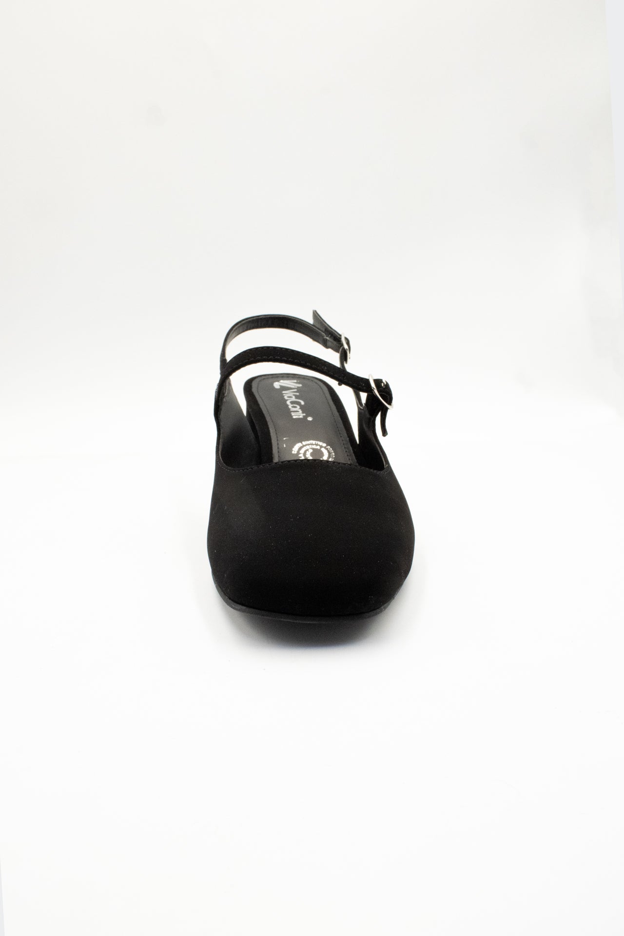 LINA Zapatilla de tacón negro