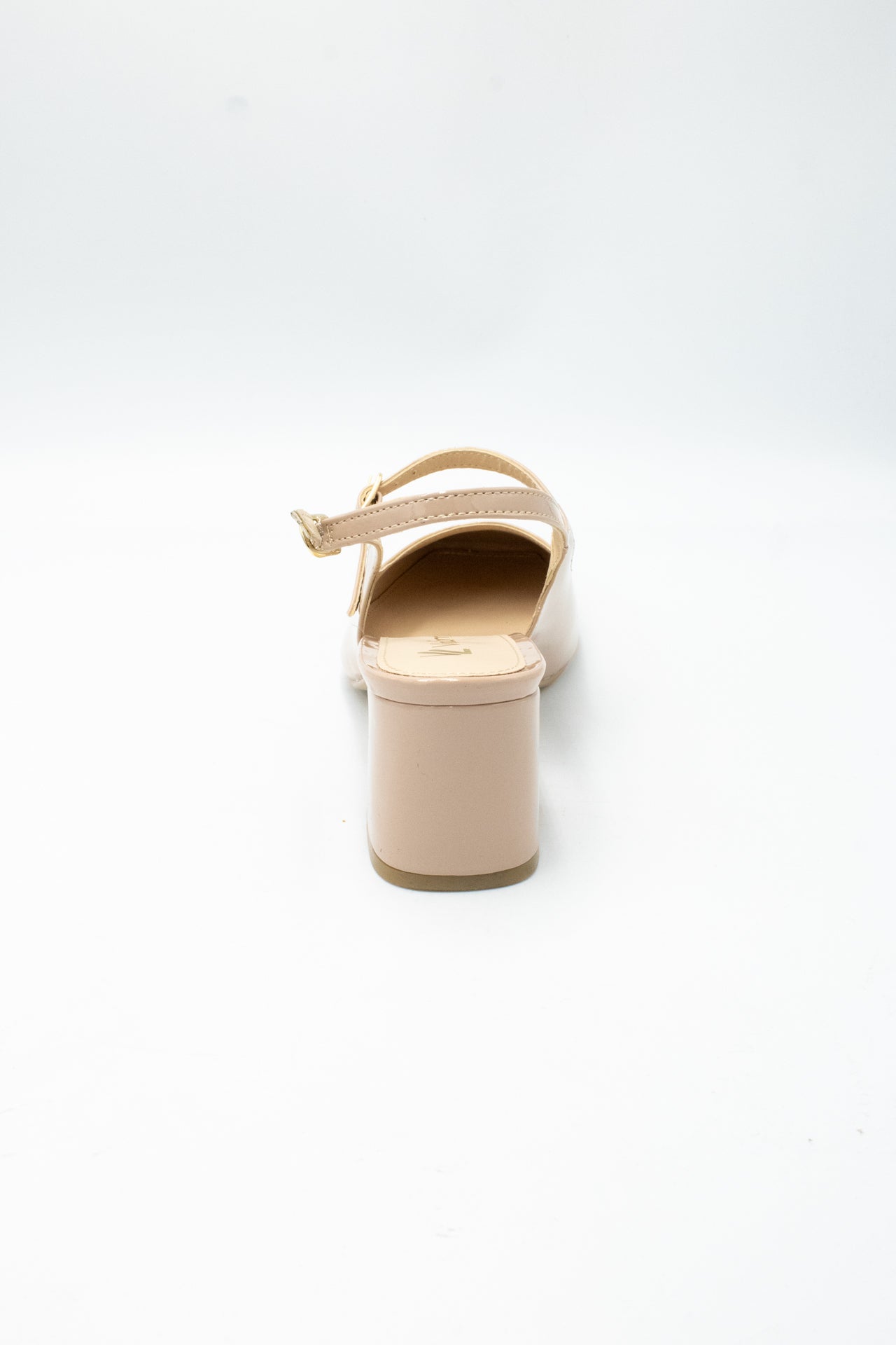 LINA Zapatilla de tacón nude