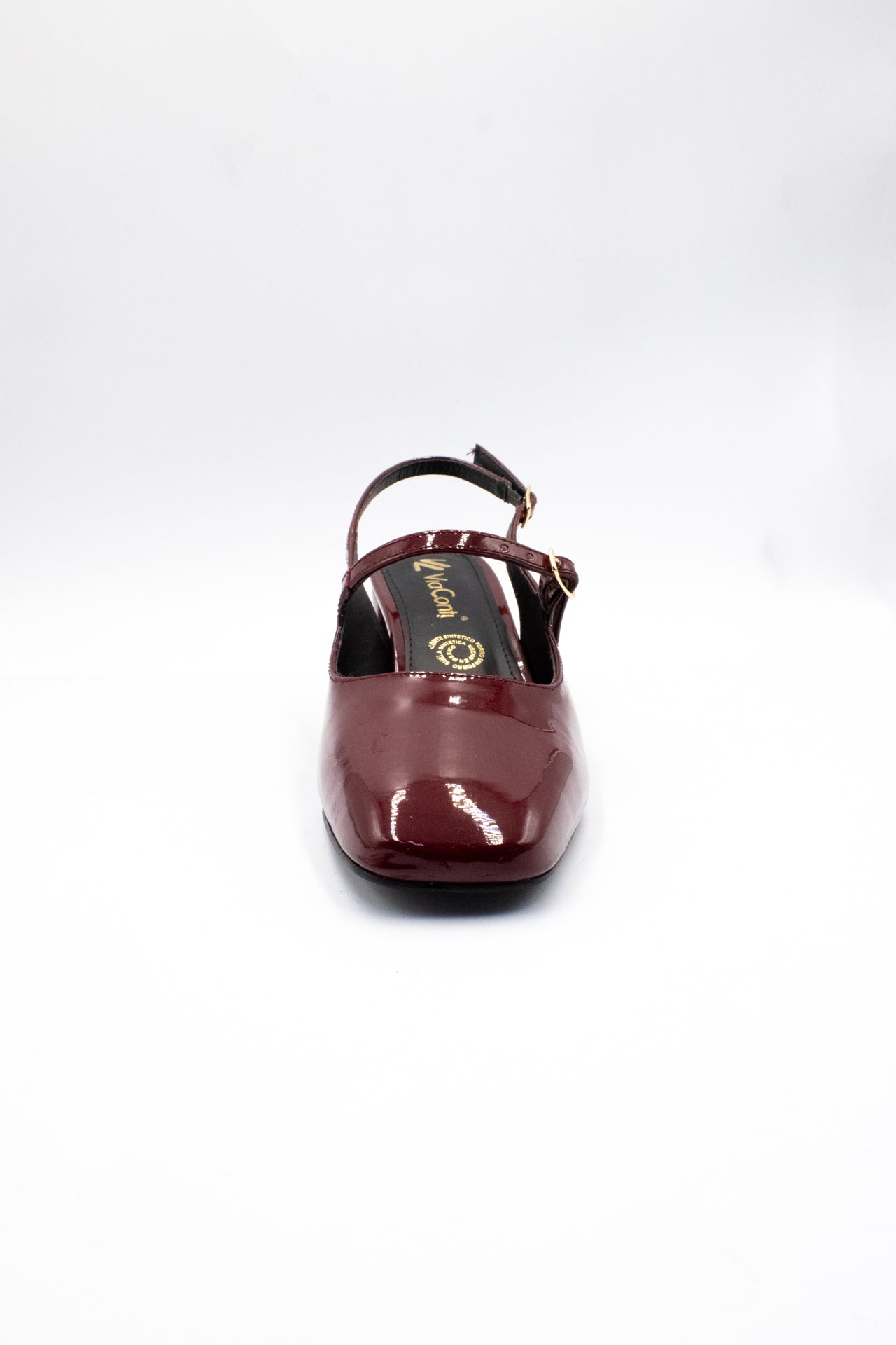 LINA Zapatilla de tacón vino