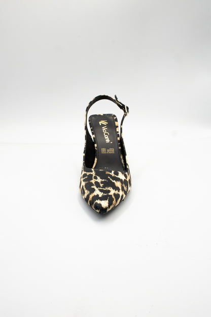 LARA Zapatilla destalonada Leopardo
