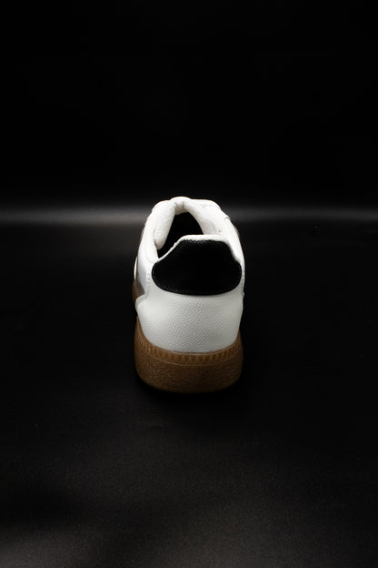 MIKA Tenis con suela de goma gris-blanco