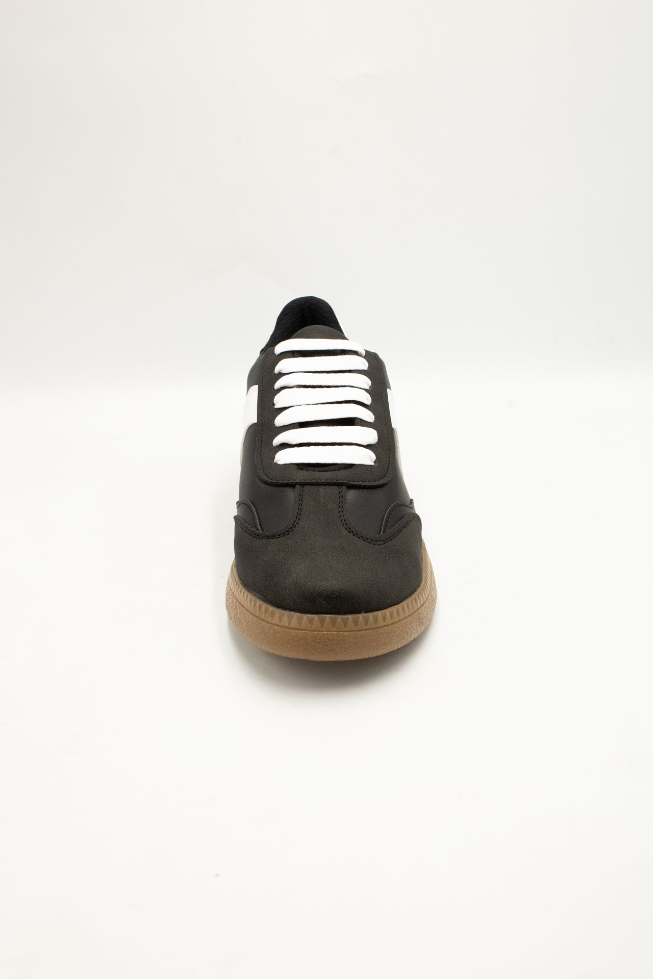 MIKA Tenis con suela de goma negro-blanco