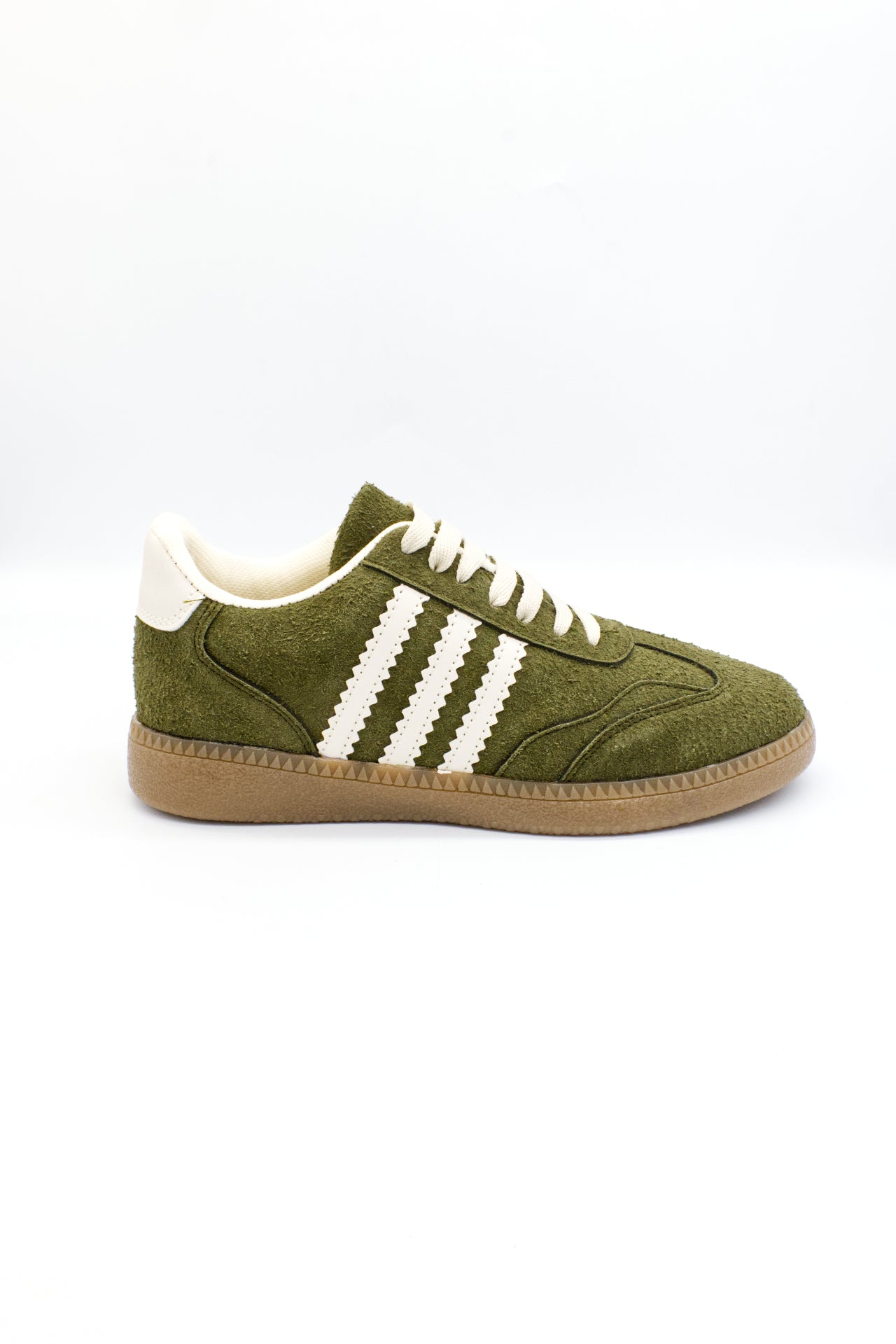 ADRIANA Tenis con suela de goma verde