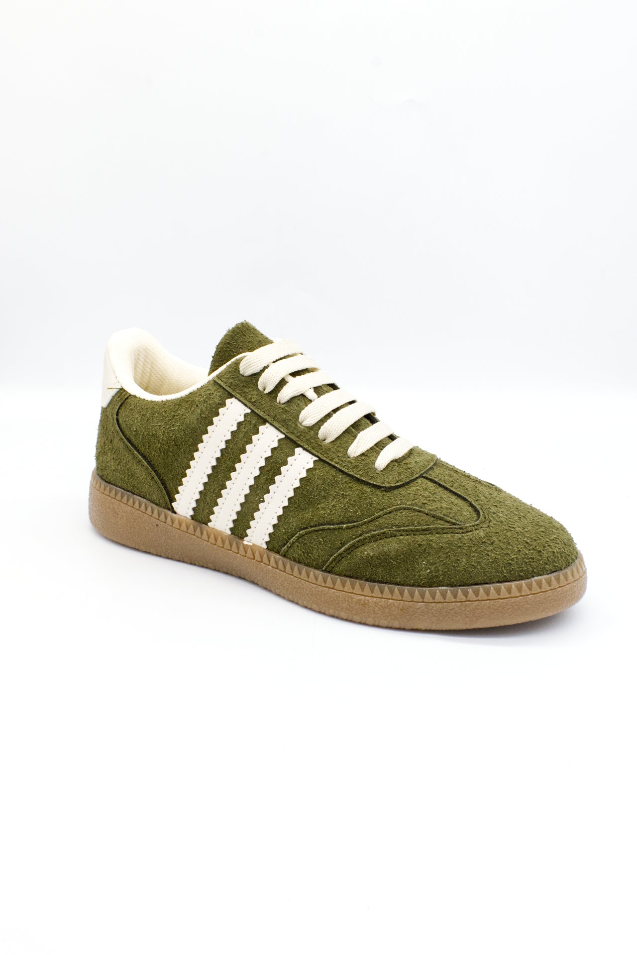ADRIANA Tenis con suela de goma verde