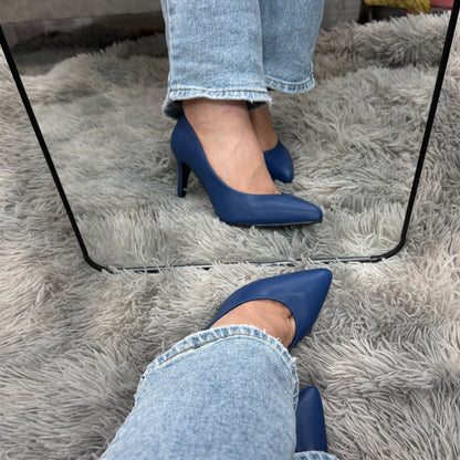 OLIVIA zapatilla con plantilla de confort Azul