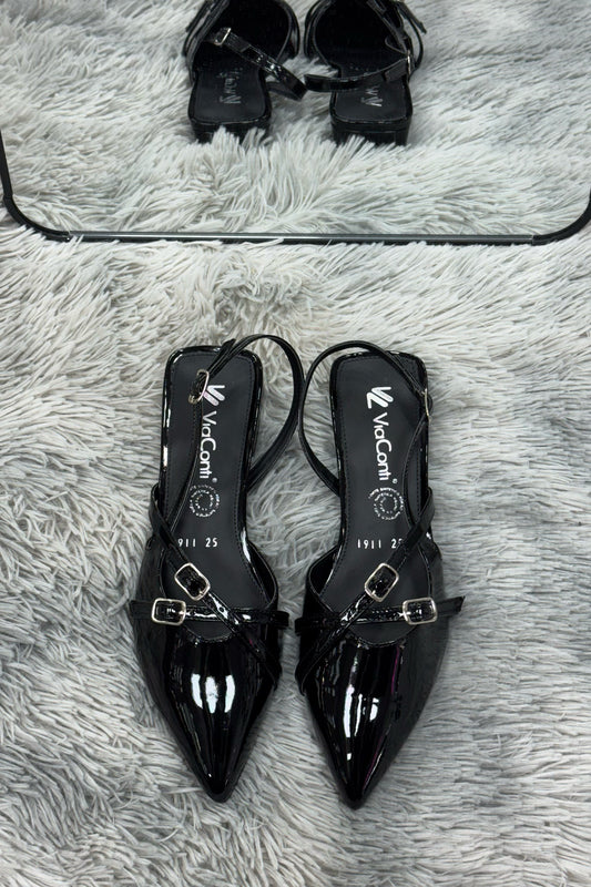 IRIS Zapatilla de piso negro