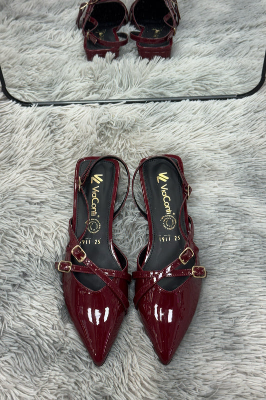 IRIS Zapatilla de piso vino