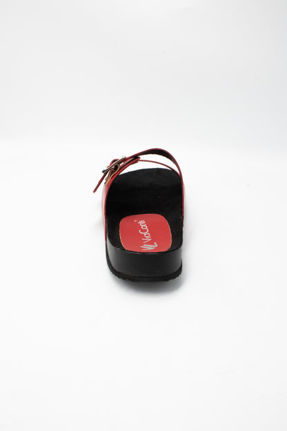 CELIA Sandalia suela confort Rojo