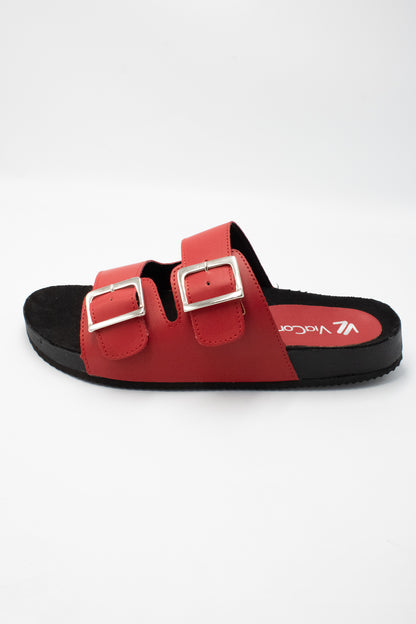 CELIA Sandalia suela confort Rojo