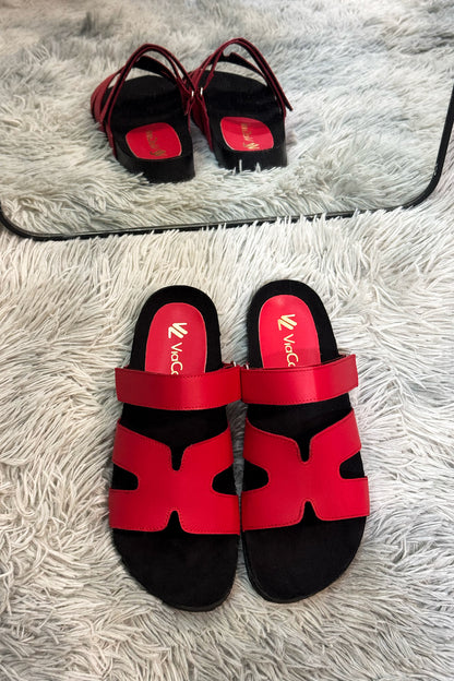 DALILA Sandalia suela confort Rojo