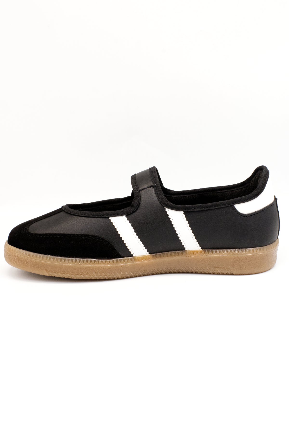 JANE Tenis flat negro