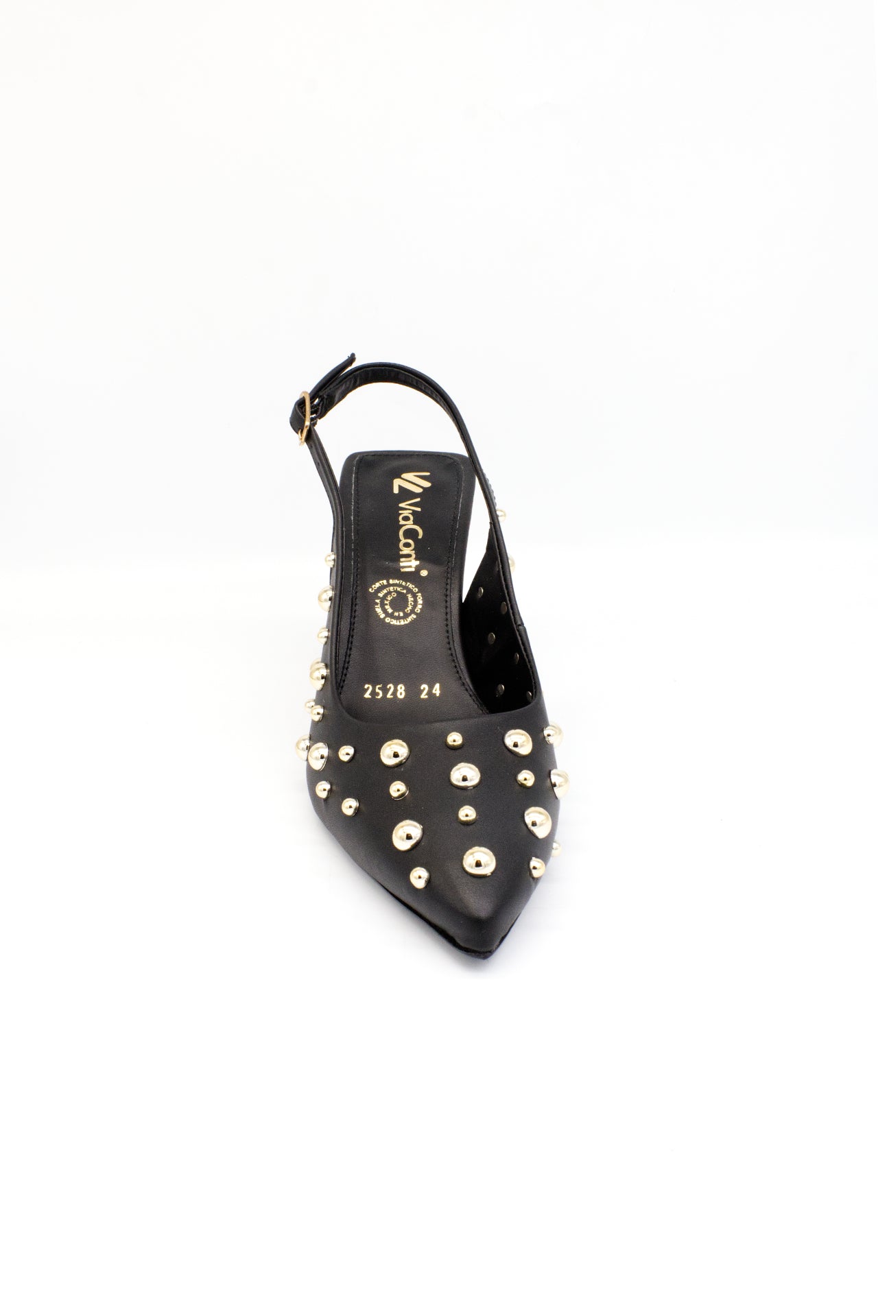 SYMPHONY zapatilla con remaches negro