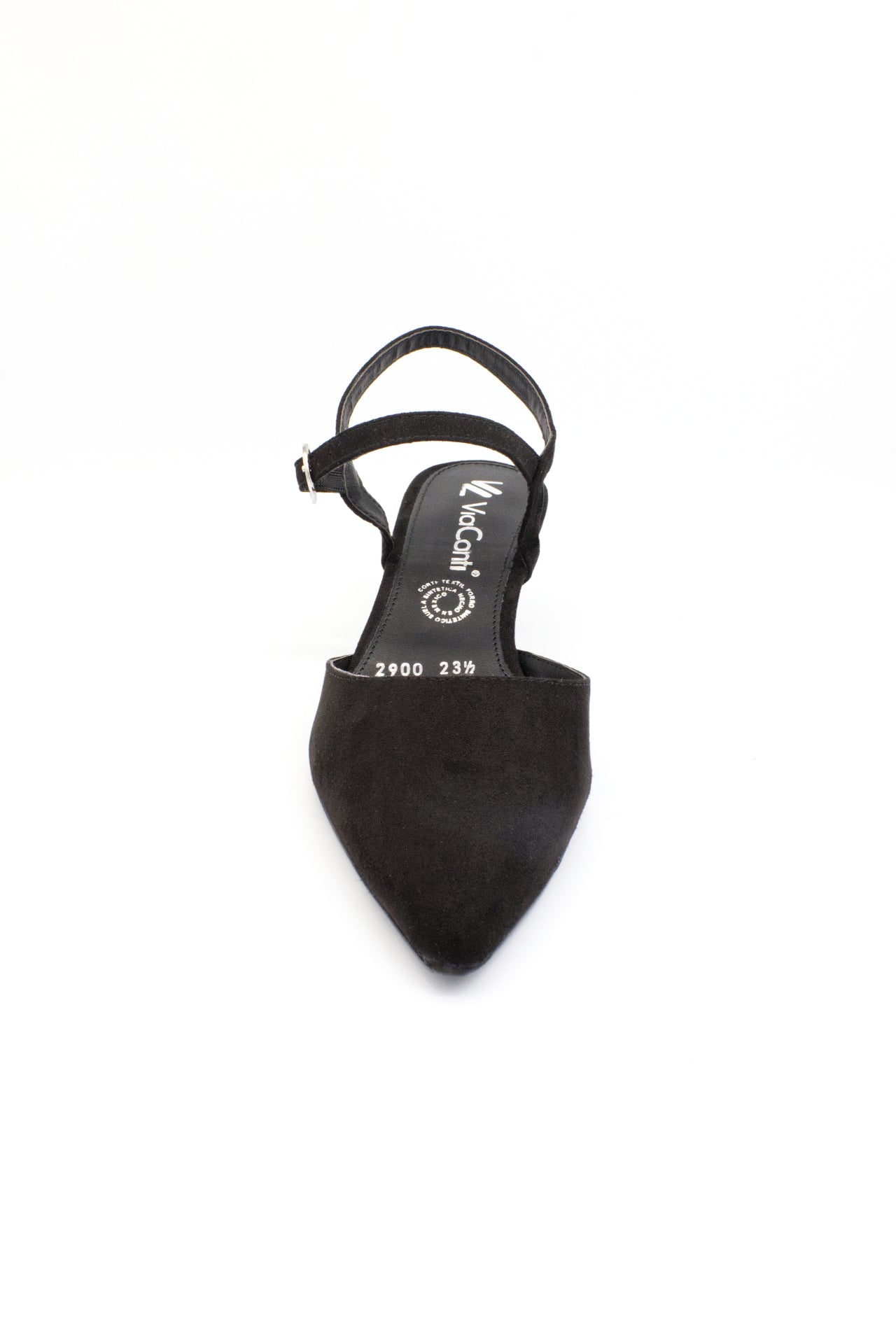 DAFNE zapatilla básica tacón bajito negra
