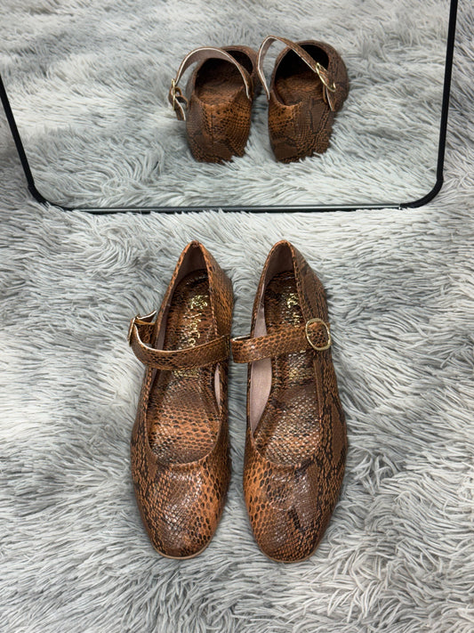 CORAL balerina de piso cogñac