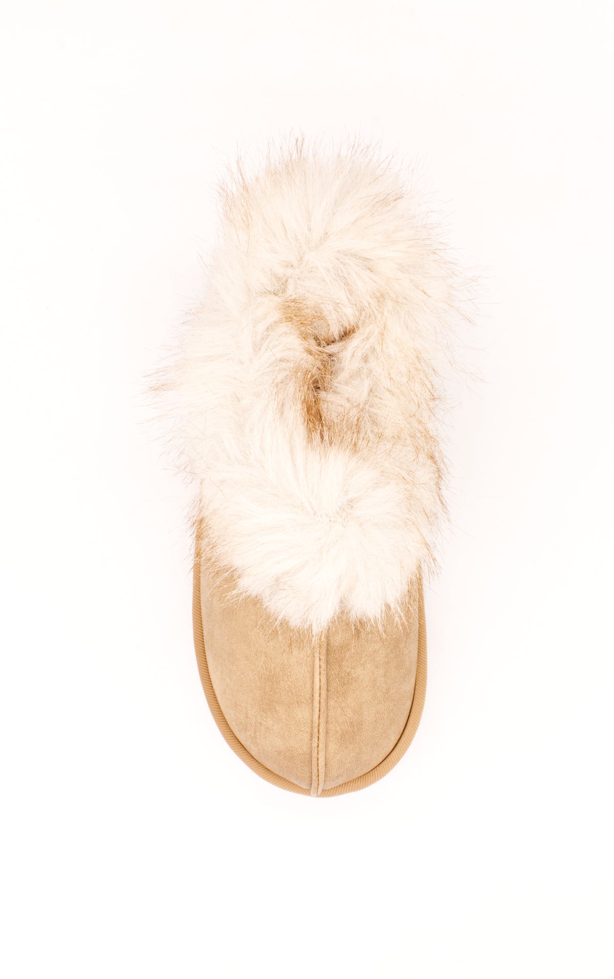 ELSA botín pantufla con peluche beige