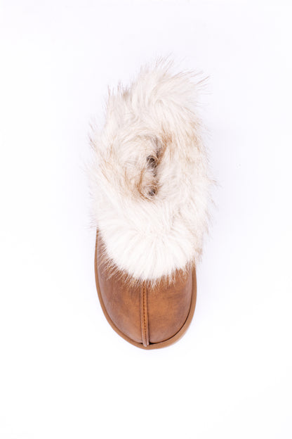 ELSA botín pantufla con peluche marrón