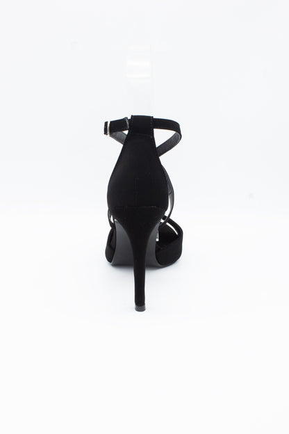 SILVANA Zapatilla de tacón Negro con talonera