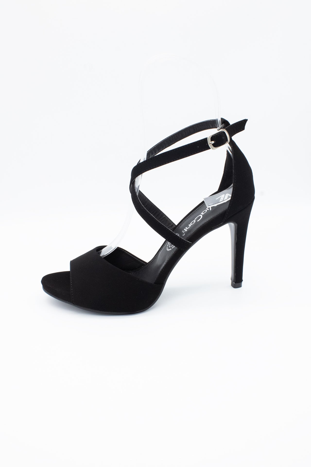 SILVANA Zapatilla de tacón Negro con talonera