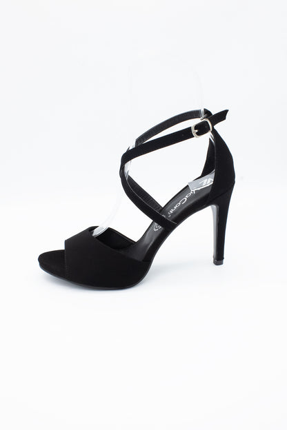 SILVANA Zapatilla de tacón Negro con talonera