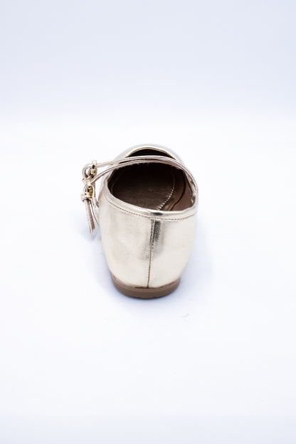 MELINA Zapatilla de piso oro