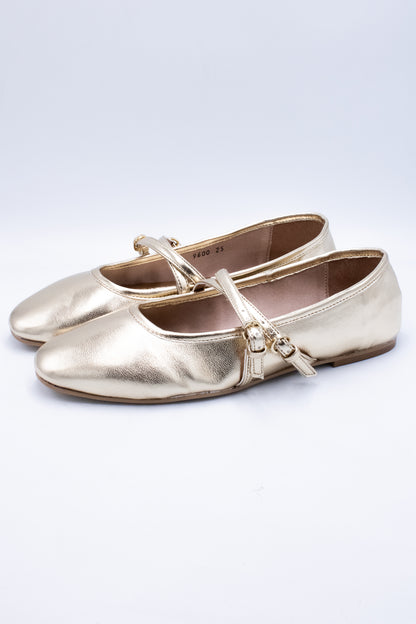 MELINA Zapatilla de piso oro