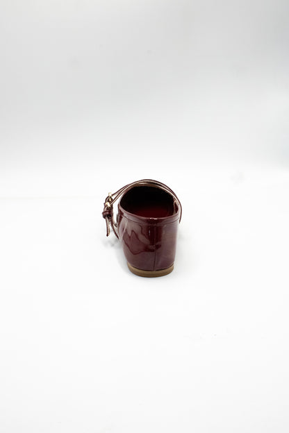 MELINA Zapatilla de piso tinto