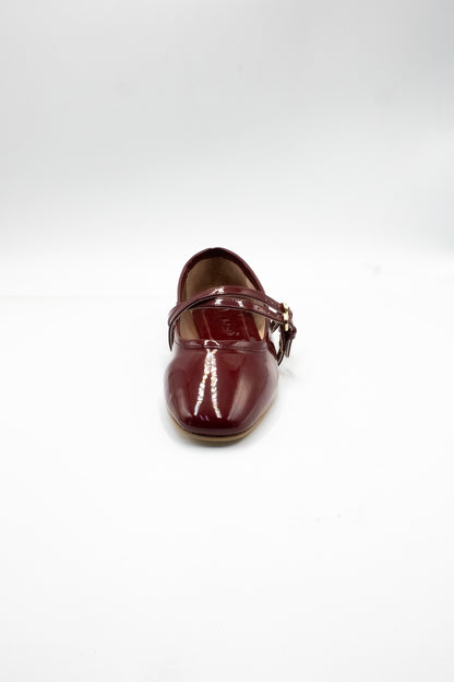 MELINA Zapatilla de piso tinto