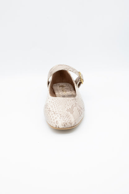CORAL balerina de piso capuchino