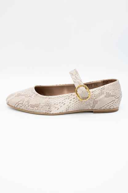 CORAL balerina de piso capuchino