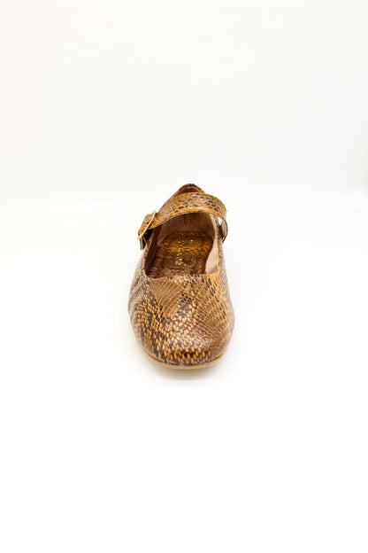 CORAL balerina de piso cogñac