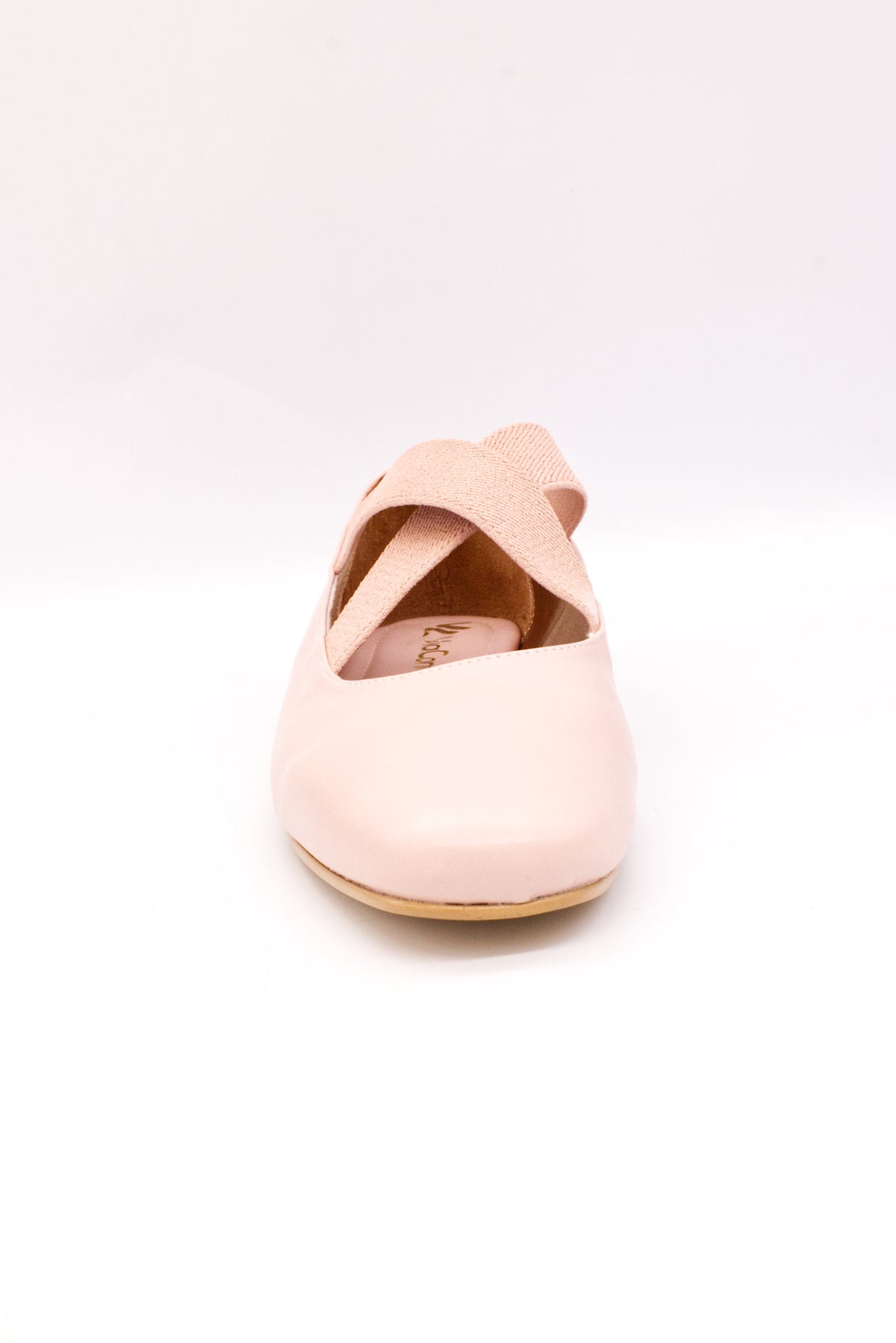 LIA balerina con elástico cruzado rosa