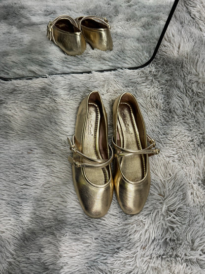 MELINA Zapatilla de piso oro