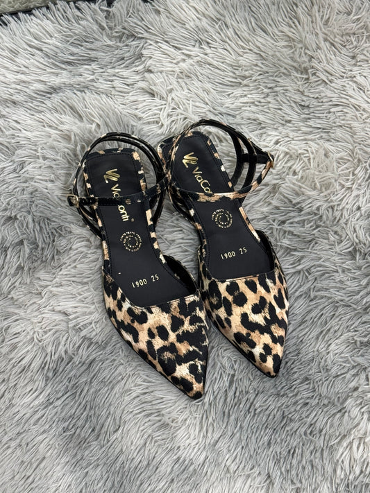 KARLA Zapatilla de piso leopardo