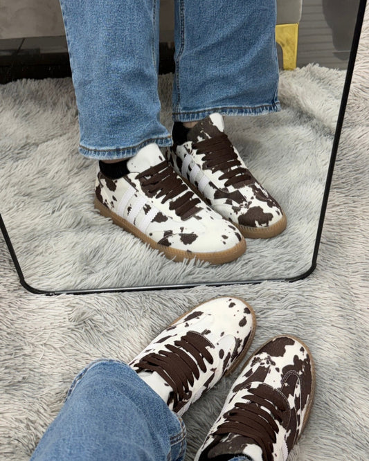 MIKA Tenis con suela de goma vaca